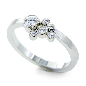 gap 0.28ct round diamond 14k white mini gap