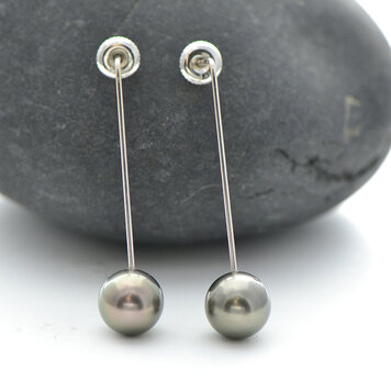 minimal 14kw tahitian south sea pearl drops