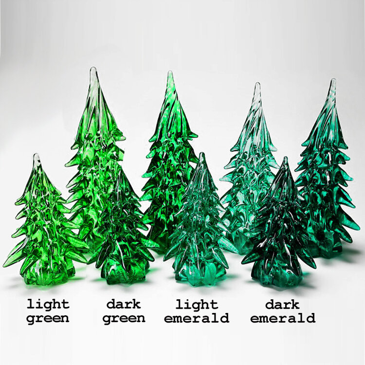 glass christmas trees handblown glass christmas tree large