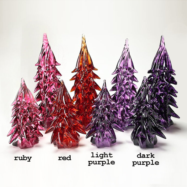 glass christmas trees handblown glass christmas tree large