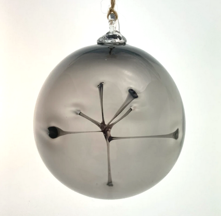 glass balls handblown glass modern witch balls  4"