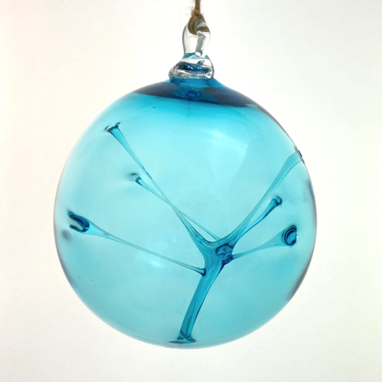 glass balls handblown glass modern witch balls  4"