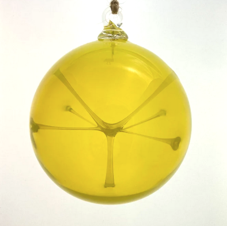 glass balls handblown glass modern witch balls  4"