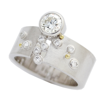 rings .74ct diamond gap fade hybrid