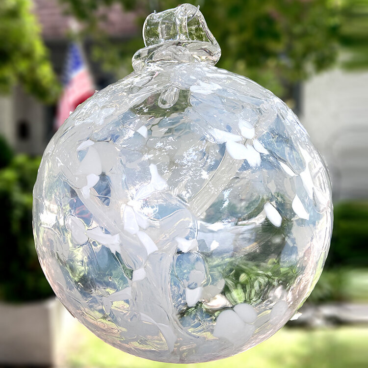 glass balls handblown glass spirit ball 9"