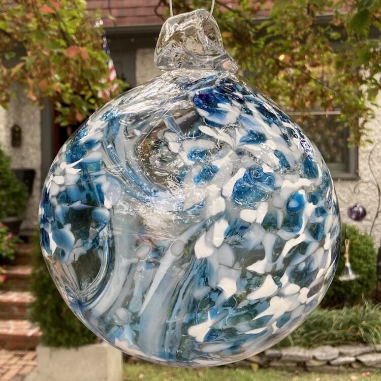 glass balls handblown glass spirit ball 9"