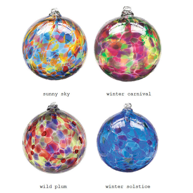 glass balls calico ball 6" ball