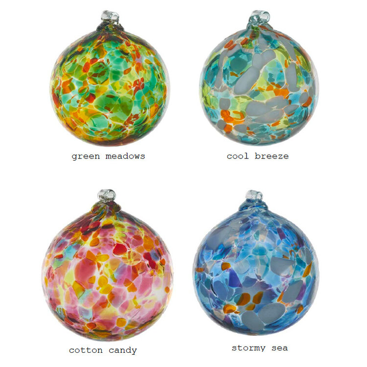 glass balls calico ball 6" ball