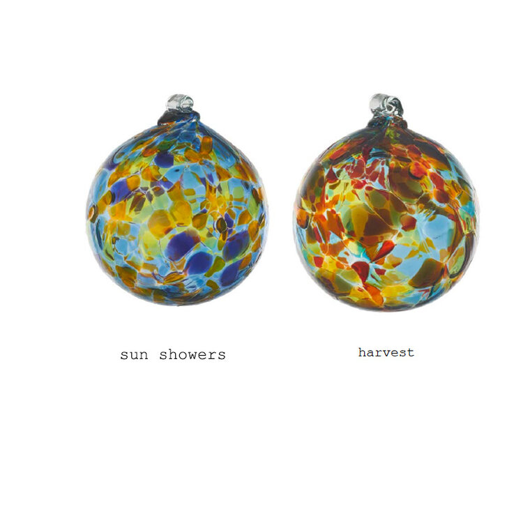 glass balls calico ball 6" ball