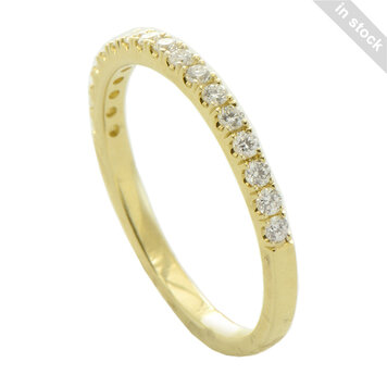 rings diamond large 1/2 microset