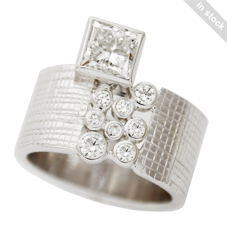 gap 1.66 princess diamond gap stack