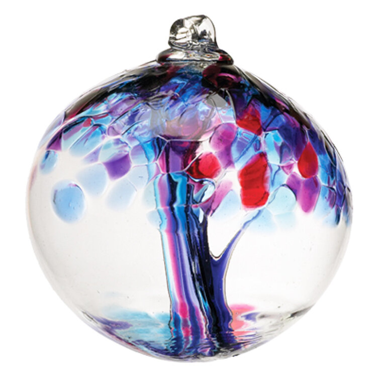 glass balls tree of enchantment 6"