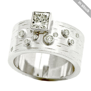 fade 1.05ct. princess diamond fade