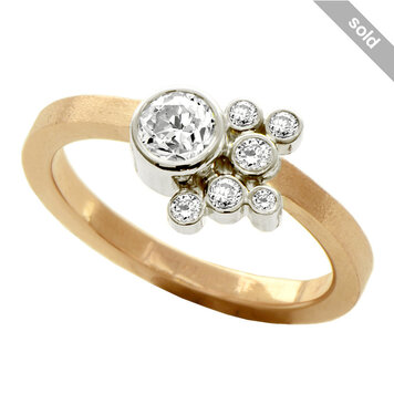 gap 0.45ct diamond rose mini gap