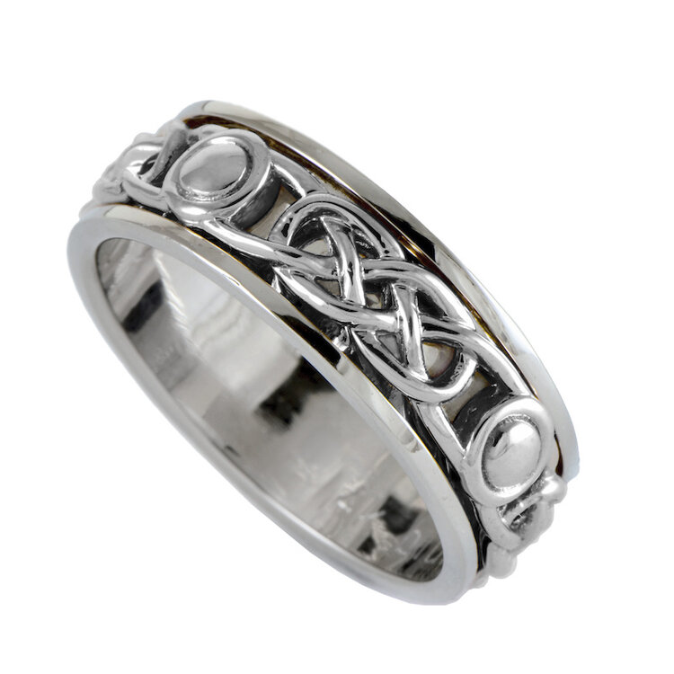 rings 14k gold celtic band