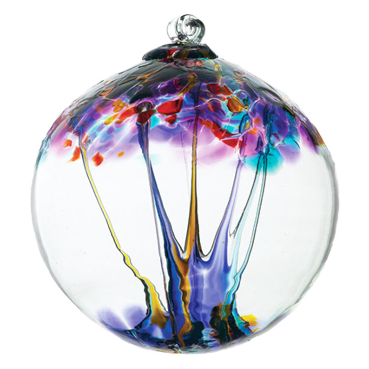 glass balls tree of enchantment 6"