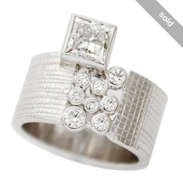 gap 1.66 princess diamond gap stack