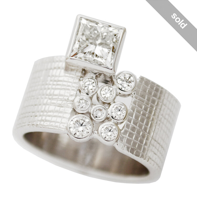 gap 1.66 princess diamond gap stack