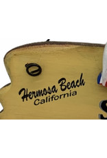 California Seashell company HB SURF UP WOOD SIGN