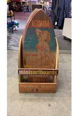 C-YA HERMOSA BEACH CALRACK BEAR MINI WOOD SURFBOARD