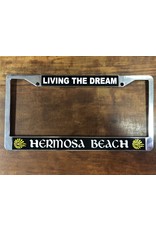 HB LICENSE PLATE COVER "LIVING THE DREAM"