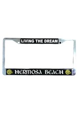 HB LICENSE PLATE COVER "LIVING THE DREAM"