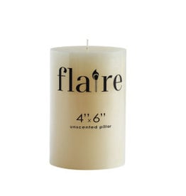Unscented Pillar Candle