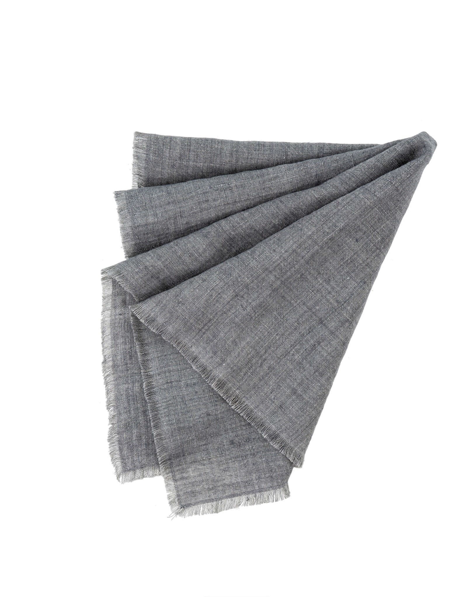 Linen Napkins - Steel Grey S/4