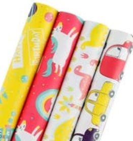 Robots & Rainbows Wrapping Paper - Assorted