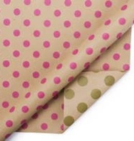 Polka Dot Reversible Kraft Paper Sheets 4