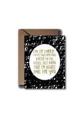 Always Here Sympathy Card