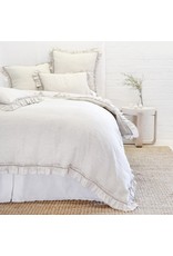 Mathilde Flax Queen Duvet Cover