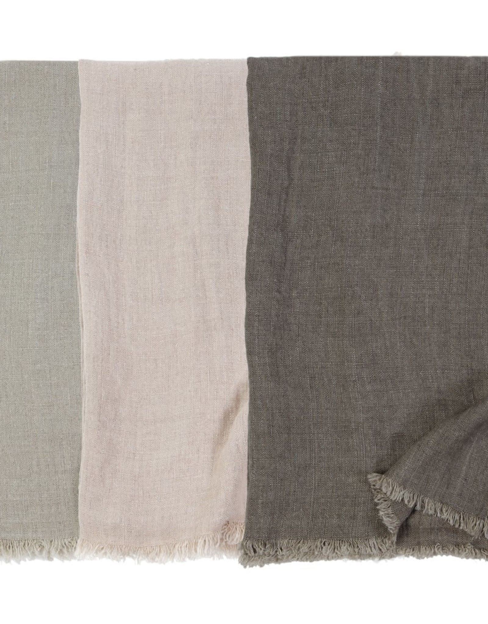 Laurel Oversized Throw - Pale Olive 60" x 90"