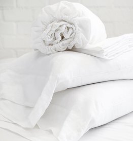 Linen Sheet Set - White - King