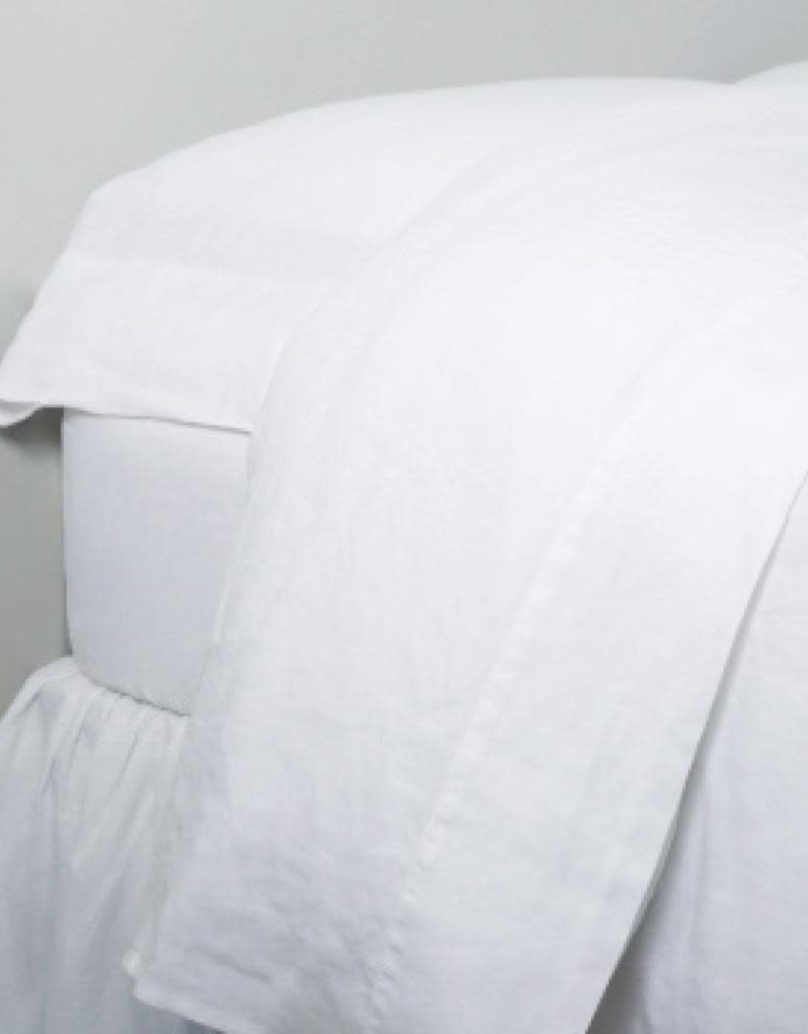 Linen Sheet Set - White - King