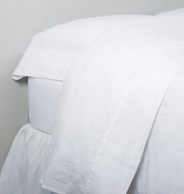 Linen Sheet Set - White - Queen