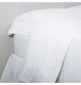 Linen Sheet Set - White - Queen