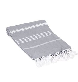 Bodrum Turkish Bath Towel - Grey