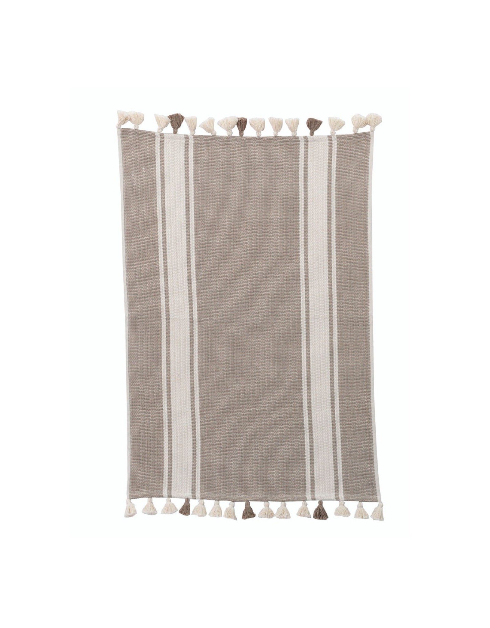 Pom Pom Bathmat - Beige