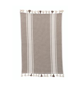 Pom Pom Bathmat - Beige