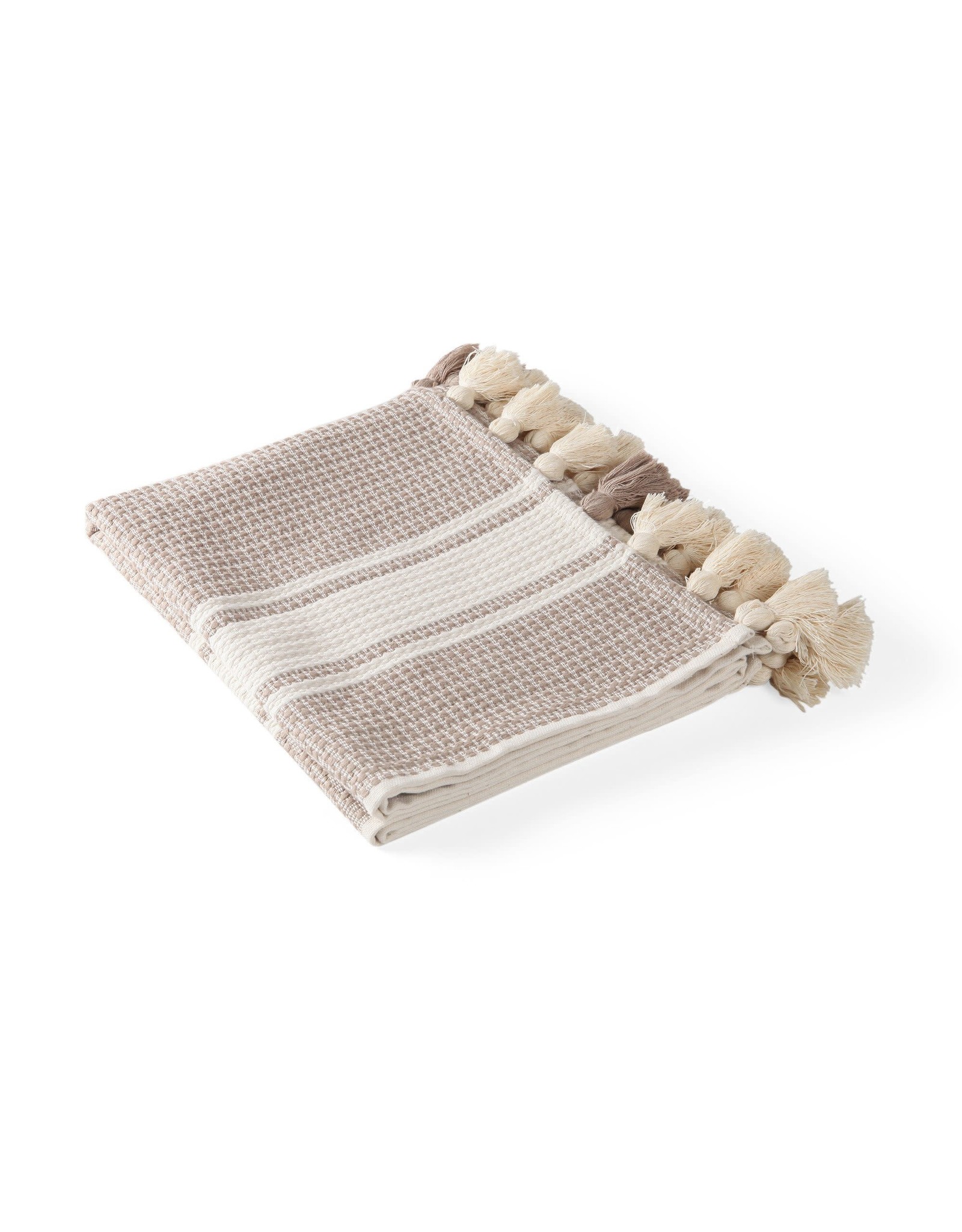 Pom Pom Bathmat - Beige
