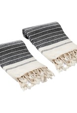 Mila Turkish Hand/Towel  - Dark