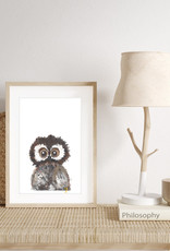 Owl Nursery Art 8" x 10"