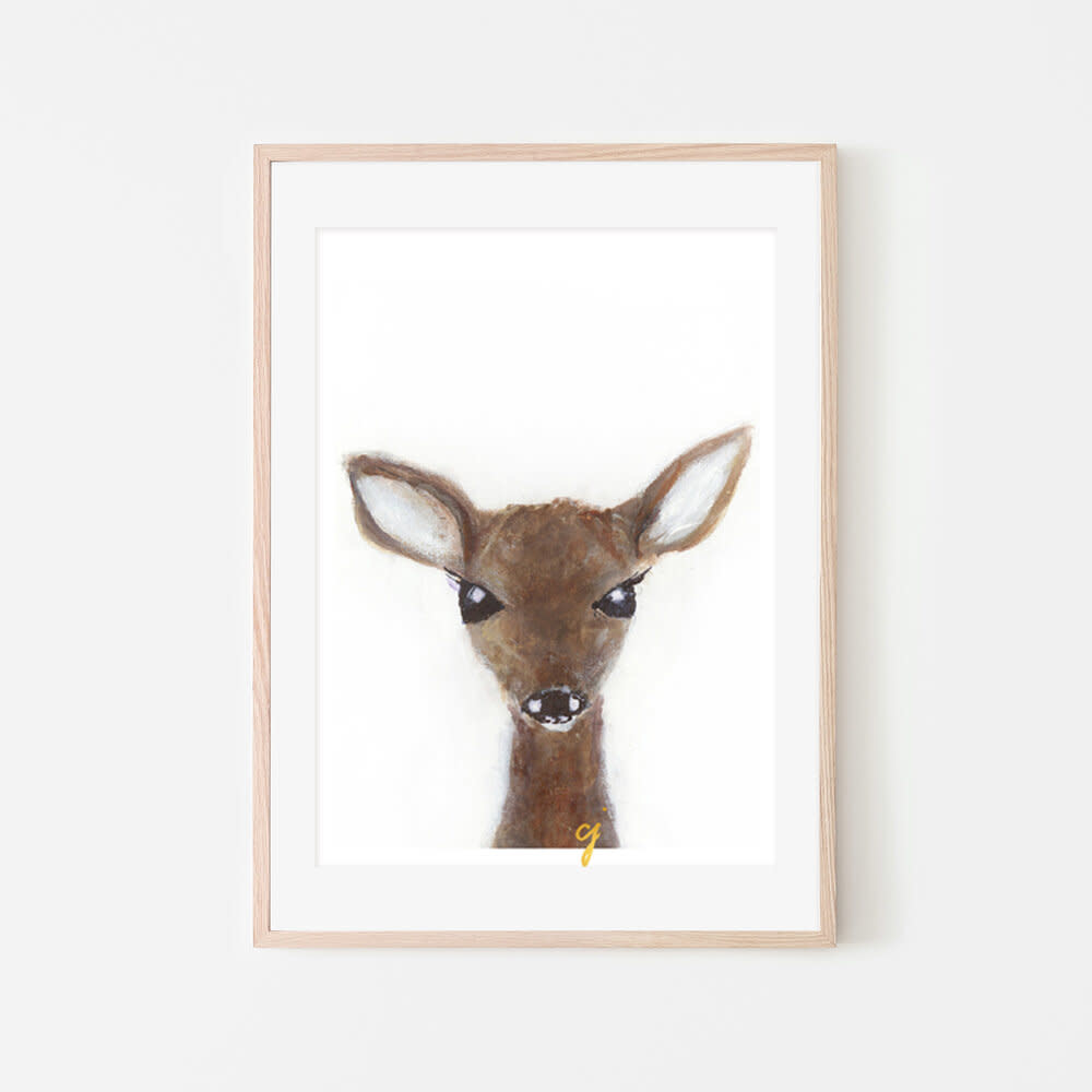 deer nursery art