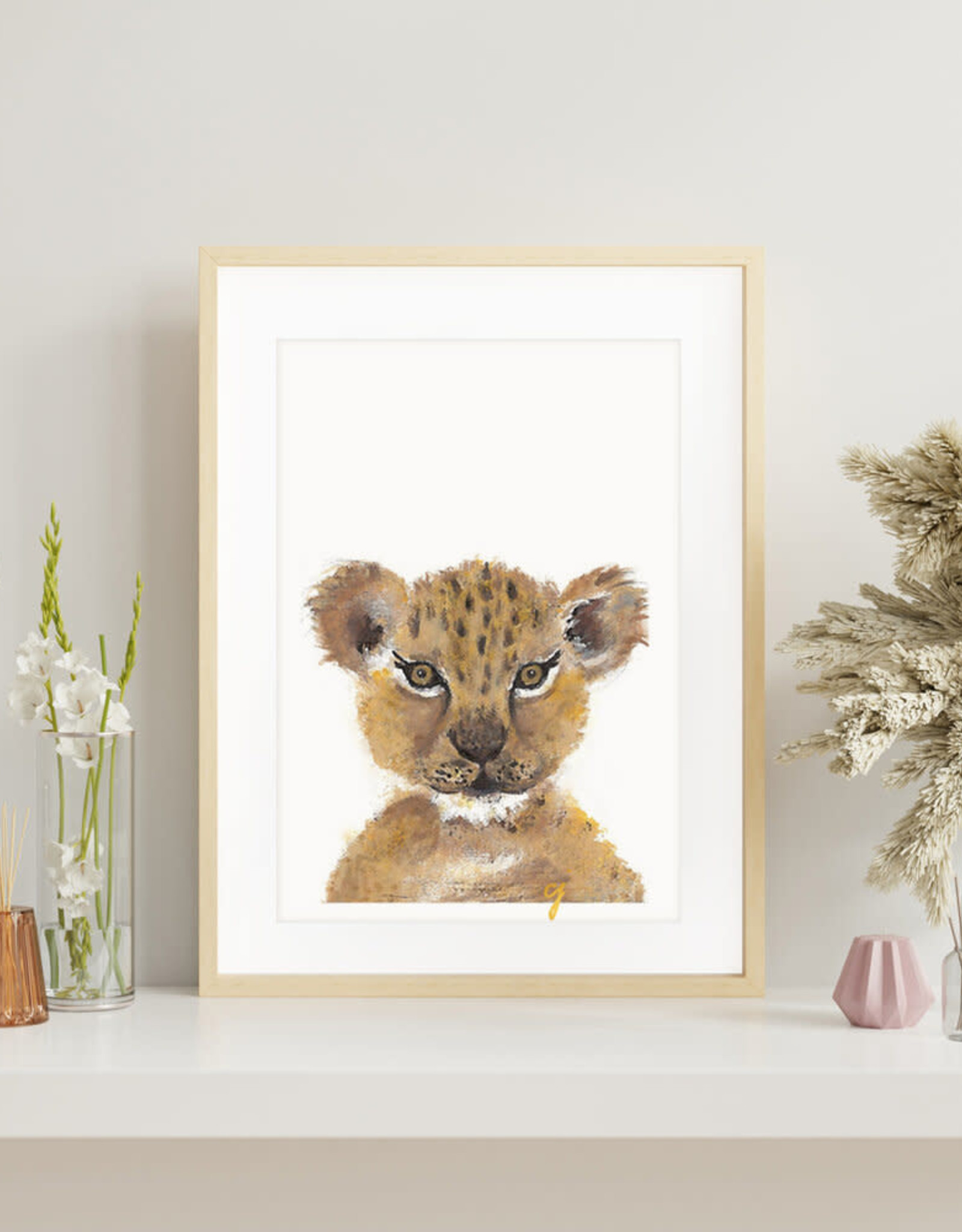 Lion Cub Nursery Art