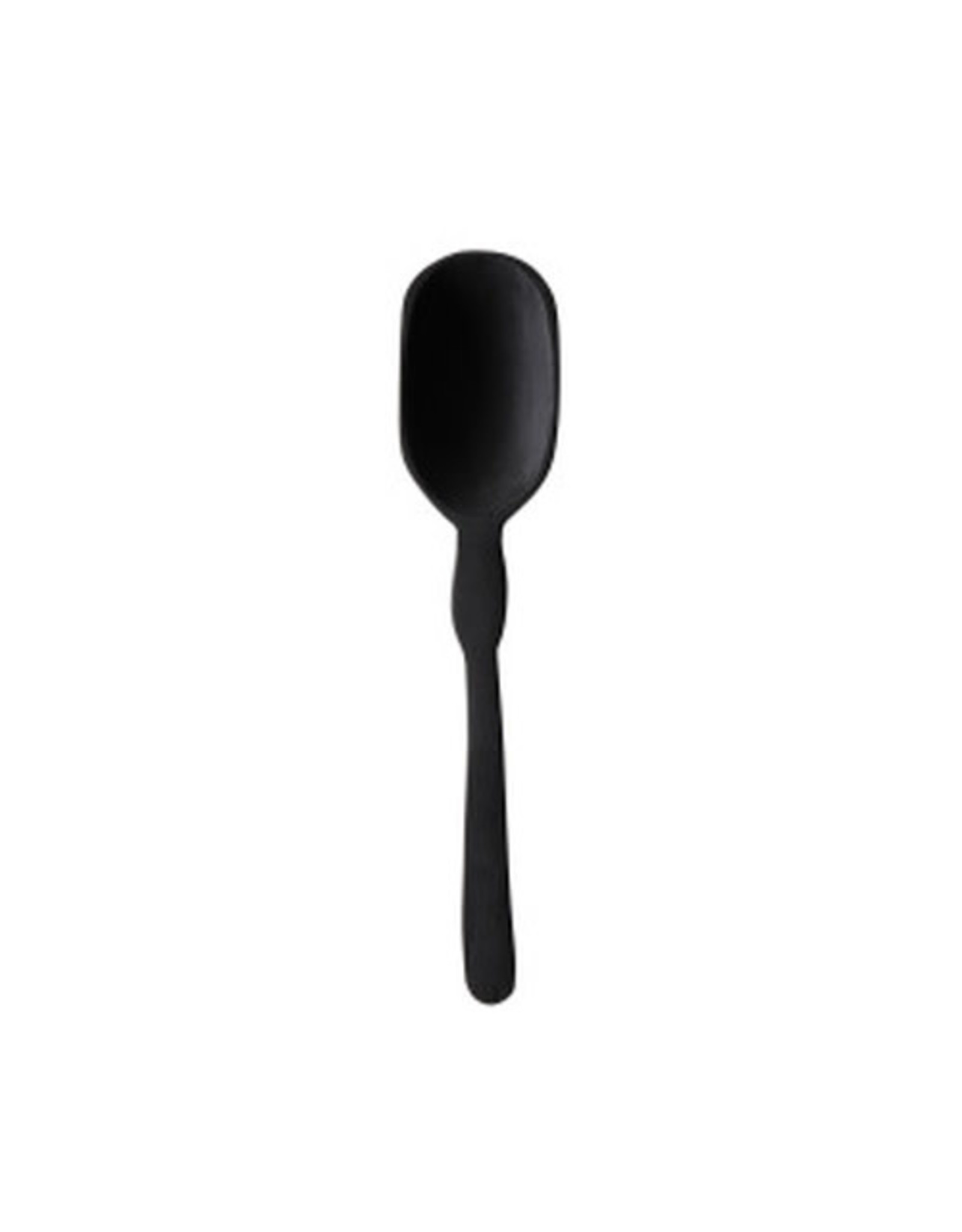 Acacia Wood Spoon - Black 8"