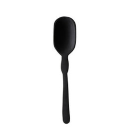 Acacia Wood Spoon - Black 8"