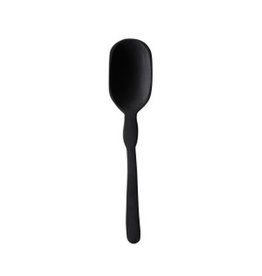 Acacia Wood Spoon - Black 8"