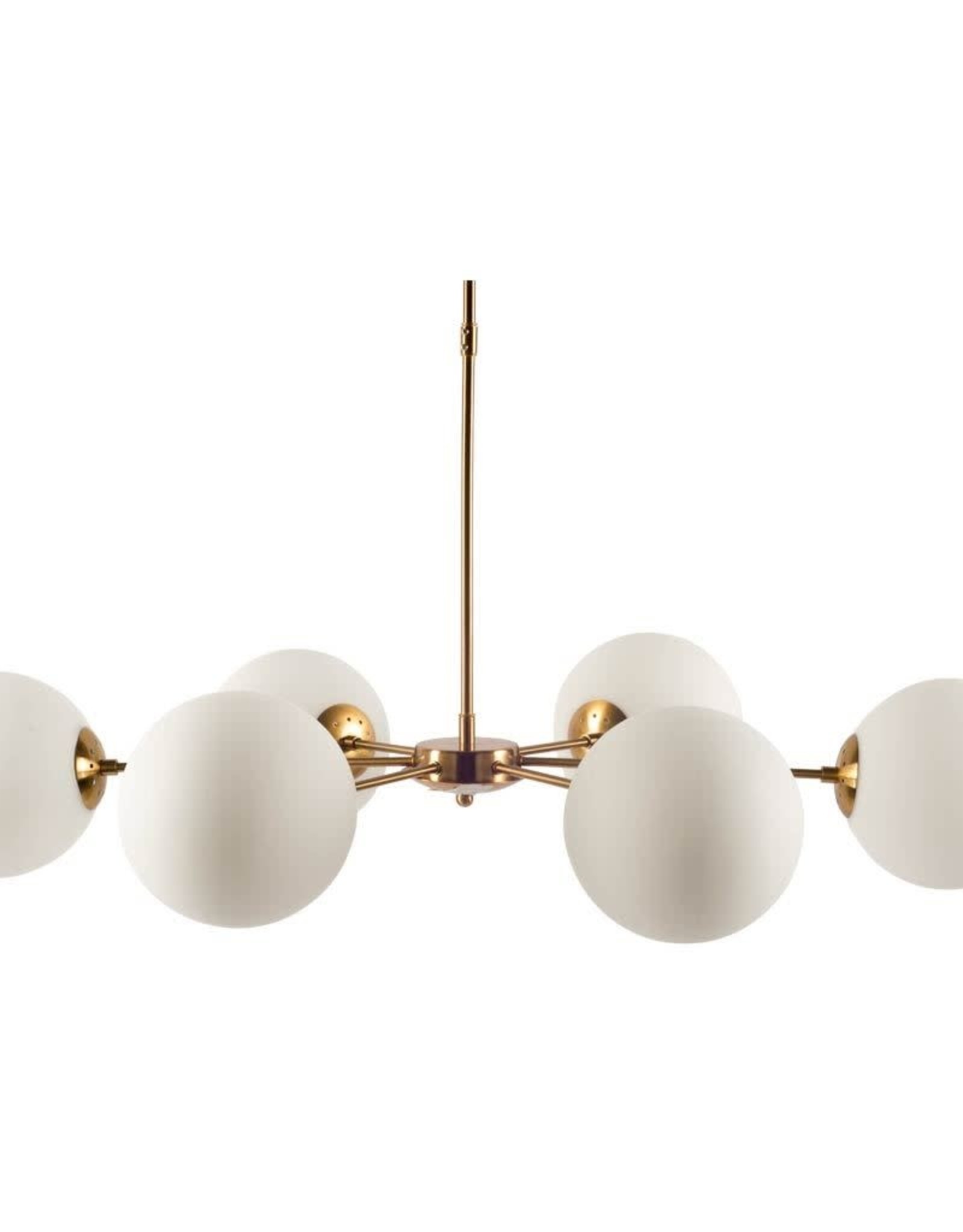 Lahey Frosted Glass Globe Chandelier