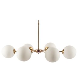 Lahey Frosted Glass Globe Chandelier